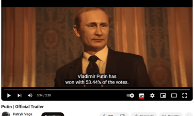 Tráiler de "Putin", de Patryk Vega. Captura de video