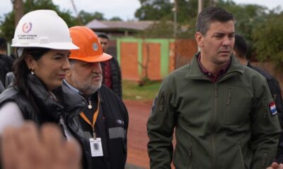 Santiago Peña en Concepción. Foto: Presidencia.