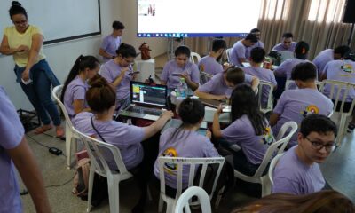 Capacitación a jóvenes en materia tecnológica. Foto: Gentileza.