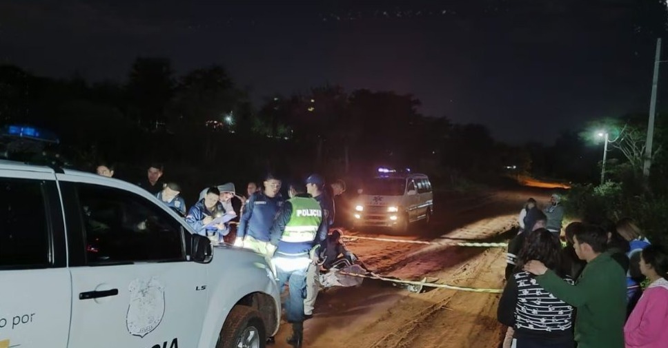 El joven fue encontrado sin vida en Capiatá. Foto: @canal_e_py