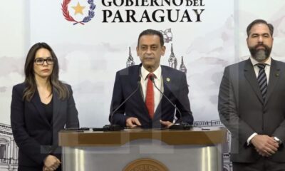 Paula Carro, Ángel Ramón Barchini y Rodrigo Nicora. Foto: El Nacional.