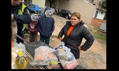 La mujer quedó detenida. Foto: Captura.