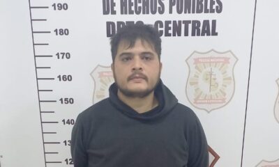 Denis Steven Bareiro. Foto: Policía Nacional.