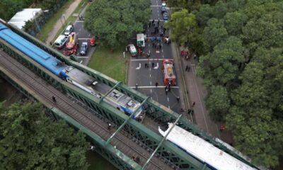 Accidente de trenes en Argentina. Foto: Clarín.