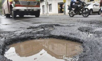 Deplorable estamos de muchas calles de Asunción. Foto: Gentileza.