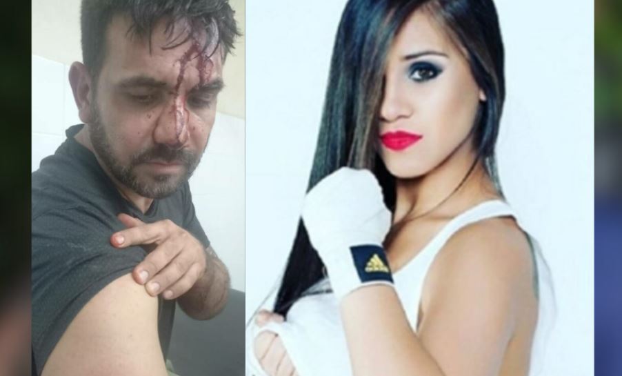 La violencia no fue un incidente aislado, según esposo de la influencer. Foto: Radio Ñandutí.