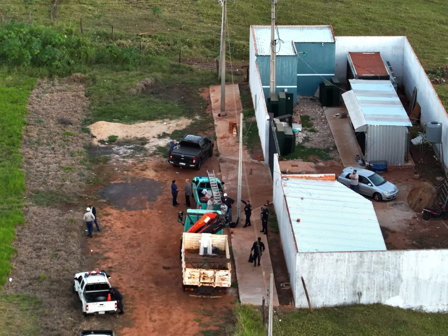 Criptominería ilegal intervenida en Saltos del Guairá. Foto: IP Py.