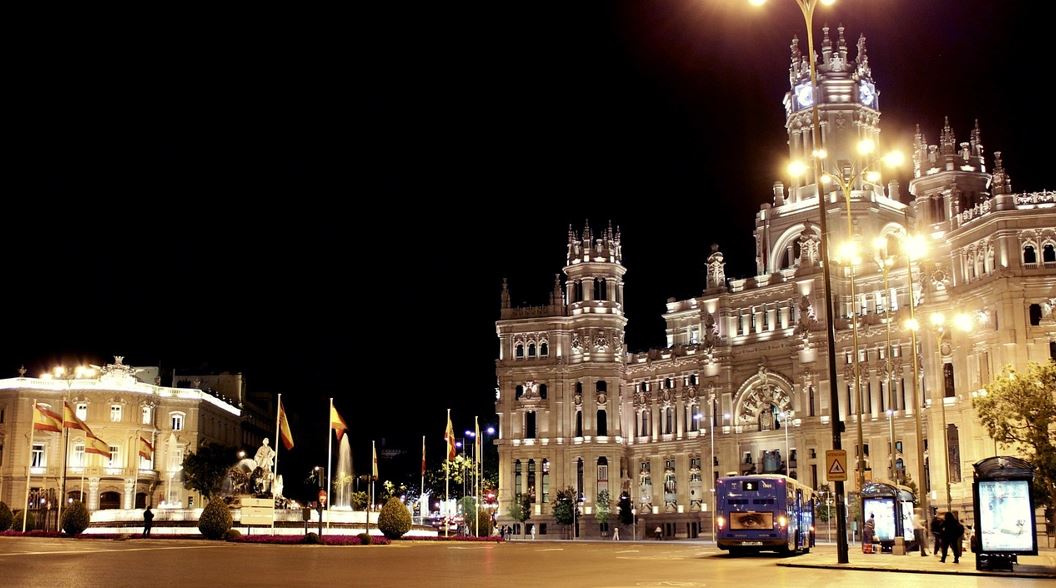 Calles de Madrid por la noche. Foto: Archivo.