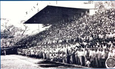 Así lucía el sector preferencial del remosado estadio en 1965. Foto: Gentileza.