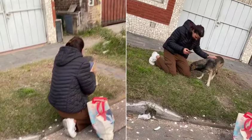 Imágenes llenas de emoción tocaron el corazón de miles en redes sociales. Foto: Captura de pantalla.