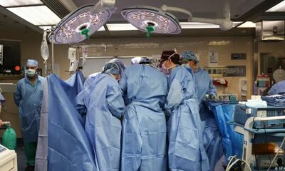 El equipo médico durante la operación de trasplante el pasado 16 de marzo.Imagen: AP Photo/picture alliance