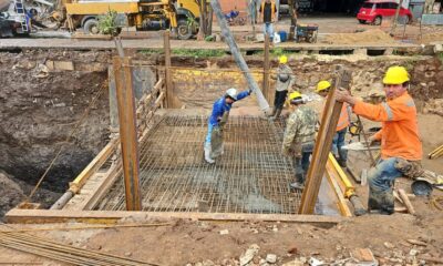 Obras de desague pluvial. Foto: Municipalidad de Asunción.