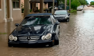 Inundación en Miami, Estados Unidos. Foto: Infobae.