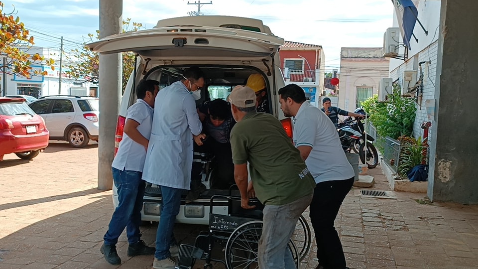 Los afectados está siendo asistidos en IPS - Concepción. Foto: Concepción Al Día.