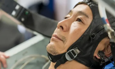 Maezawa entrena para ir a la Estación Espacial Internacional como turista (13.05.2021)Imagen: Space Adventures/dpa/TASS/picture alliance/DW