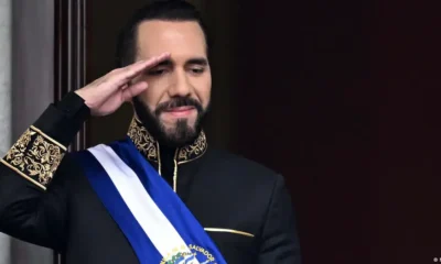 Nayib Bukele, al asumir su segundo mandato como presidente de El Salvador.Imagen: Marvin Recinos/AFP/Getty Images