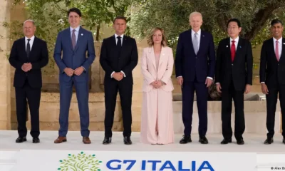 La "foto de familia" del G7, en Italia. Imagen: Alex Brandon/AP Photo/picture alliance