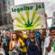 Protesta en Brasil a favor de la legalización de la marihuana. Foto: DW.