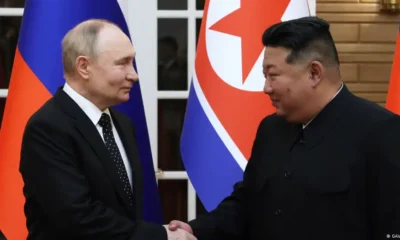 Vladimir Putin y Kim Jong-un. Foto: DW.