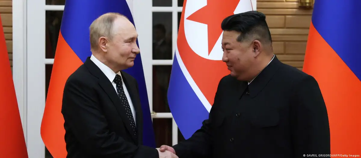 Vladimir Putin y Kim Jong-un. Foto: DW.