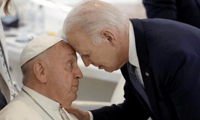 Papa Franciso y Joe Biden. Foto: Infobae.