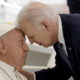 Papa Franciso y Joe Biden. Foto: Infobae.