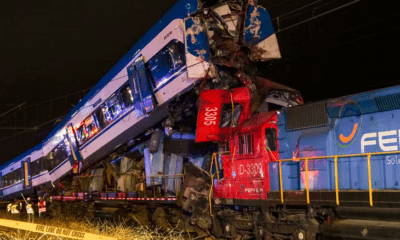 Choque de trenes en Chile. Foto: Infobae,