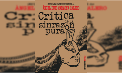 Portada de "Crítica de la sinrazón pura", de Luis Carmona (Arandubook Ediciones). Cortesía