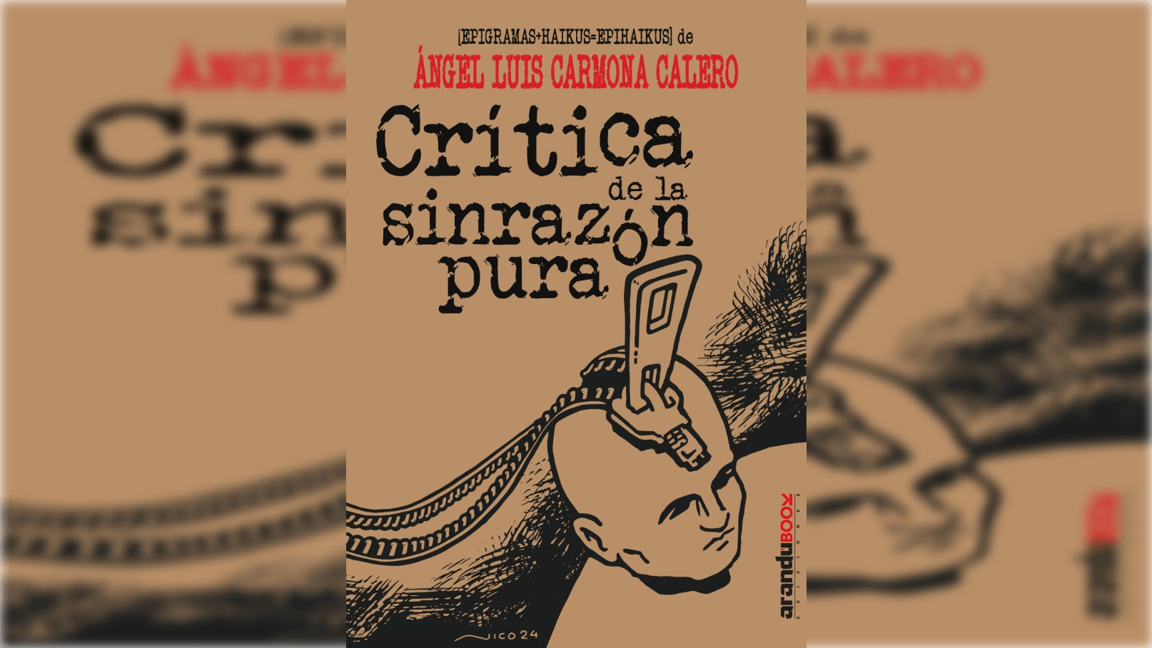 Portada de "Crítica de la sinrazón pura", de Luis Carmona (Arandubook Ediciones). Cortesía