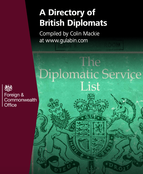 Lista de diplomáticos británicos. Foreign Service