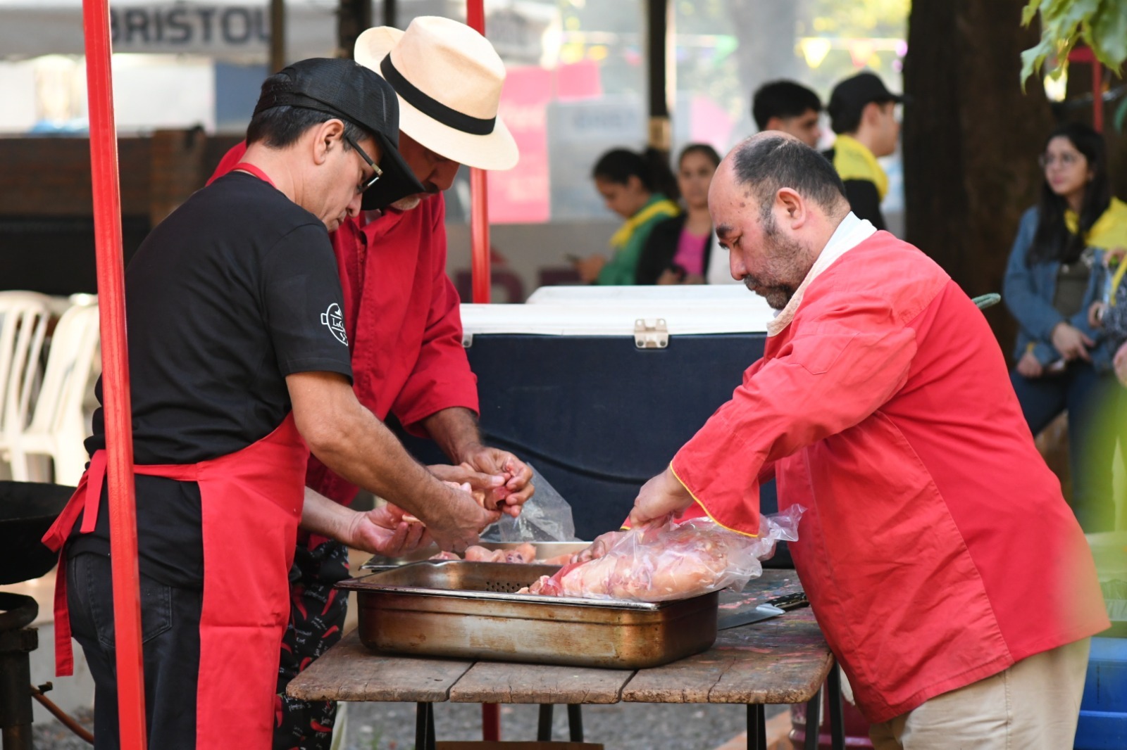 La gran comilona de Teletón. Foto: @TeletonParaguay