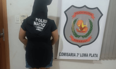 La mujer que habría intentado asfixiar a su hija menor de dos años fue puesta a disposición de la Fiscalía. Foto: Policía Nacional.