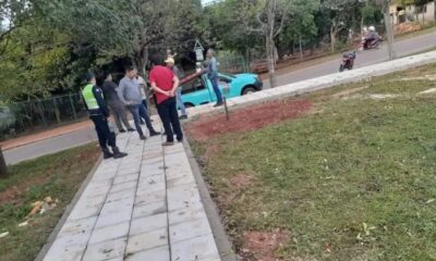 El hecho ocurrió en una plaza de la ciudad de Piribebuy. Foto: Gentileza.