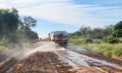 Obras del tercer tramo de la Bioceánica. Foto: MOPC.