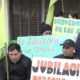 Docentes en manifestación. Foto: Captura.