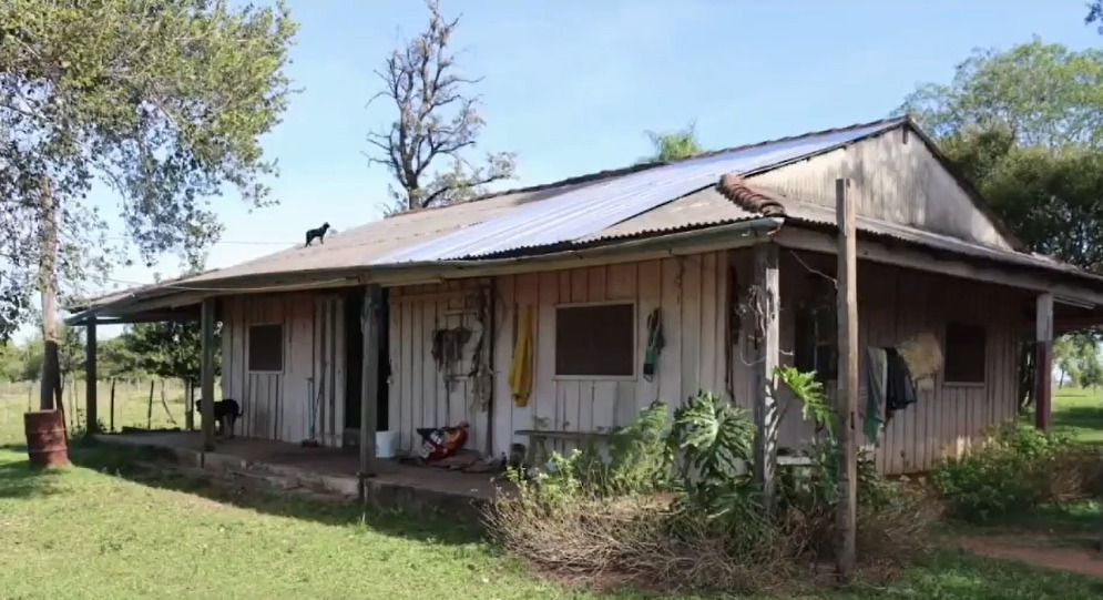 Estancia de Ybycuí donde fue hallado el capataz. Foto: Captura.