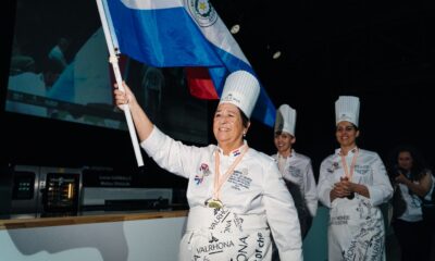 Chiara Pederzani, Johanna Borgognon y Giovana Pederzani, medallistas de plata del Mundial de Pastelería. Foto: Gentileza.