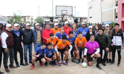 Encuentro deportivo en el barrio San Francisco. Foto: IP Paraguay.