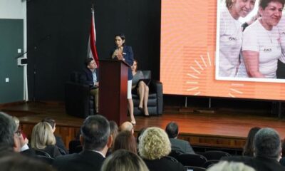 Norah Giménez, directora Ejecutiva de Funca, durante el Foro Nacional de Prevención y Detección Precoz del Cáncer. Foto: Gentileza.