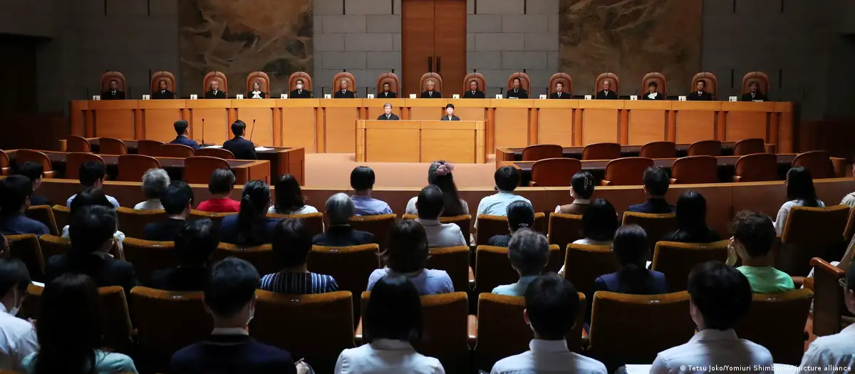 Suprema Corte de Japón durante una audiencia. (Archivo). Imagen: Tetsu Joko/Yomiuri Shimbun/AP/picture alliance