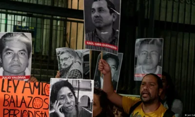 Protesta contra el asesinato de periodistas: México es uno de los países más peligrosos para ejercer el periodismo, según Reporteros Sin Fronteras. Imagen: Jair Cabrera Torres/dpa/picture alliance