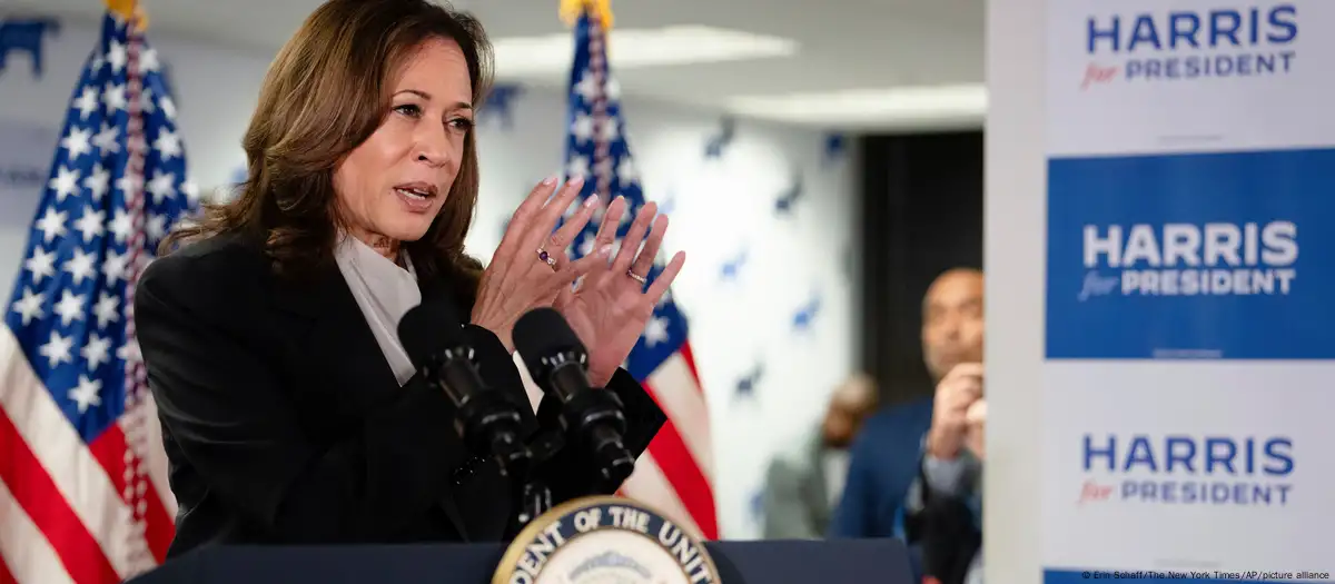 Kamala Harris tendrá que convencer a los votantes estadounidenses de que sabe cómo gestionar la economía en sus propios términos, en especial, para bajar la inflación y crear empleo. Imagen: Erin Schaff/The New York Times/AP/picture alliance