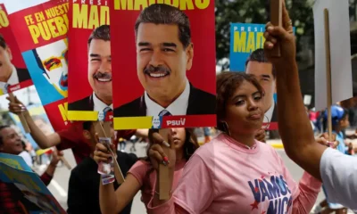 El presidente Nicolás Maduro busca la reelección, pero la ventaja en las encuestas favorecen a Edmundo González Urrutia. Imagen: Cristian Hernandez/AP Photo/picture alliance