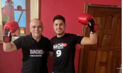 Basilio "Bachi" Núñez y su sobrino "Ricky". Foto: Gentileza.