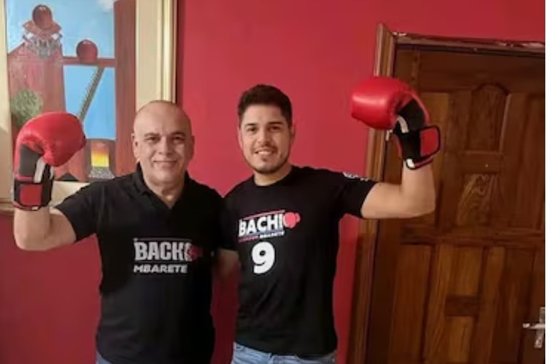 Basilio "Bachi" Núñez y su sobrino "Ricky". Foto: Gentileza.