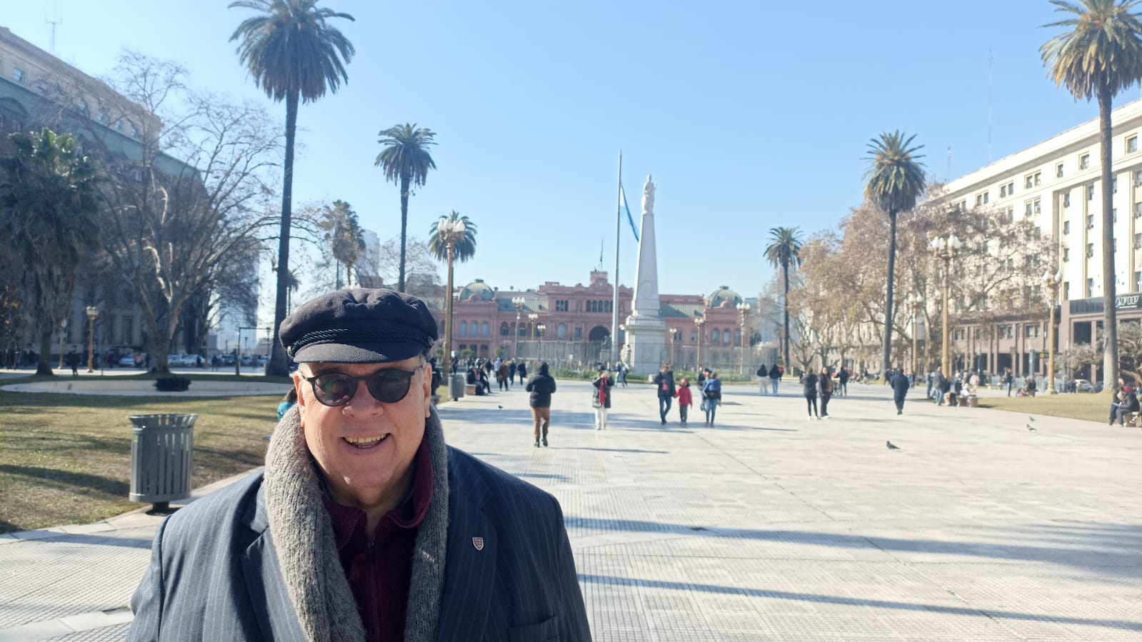 Benjamín Fernández Bogado en Buenos Aires. Foto: Gentileza.