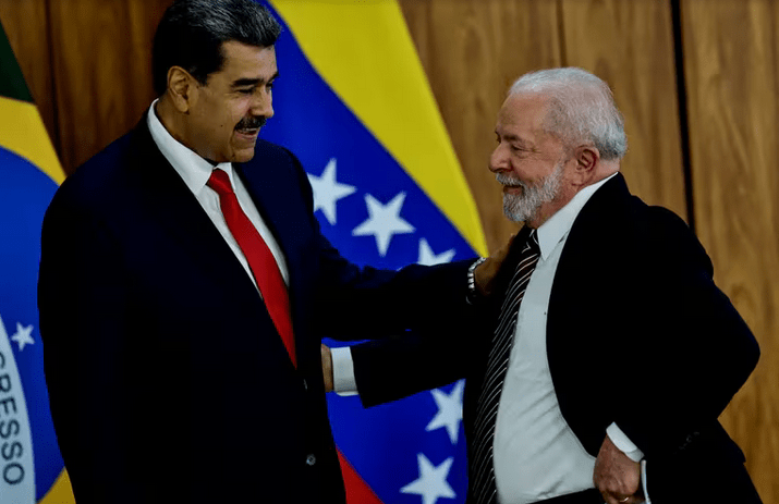 Nicolás Maduro y Lula da Silva. Foto: Infobae.