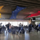 Pasajeros venezolanos en el aeropuerto. Foto: Infobae.