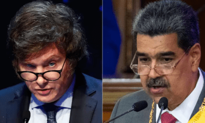 Javier Milei y Nicolás Maduro. Foto: Infobae.