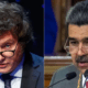 Javier Milei y Nicolás Maduro. Foto: Infobae.